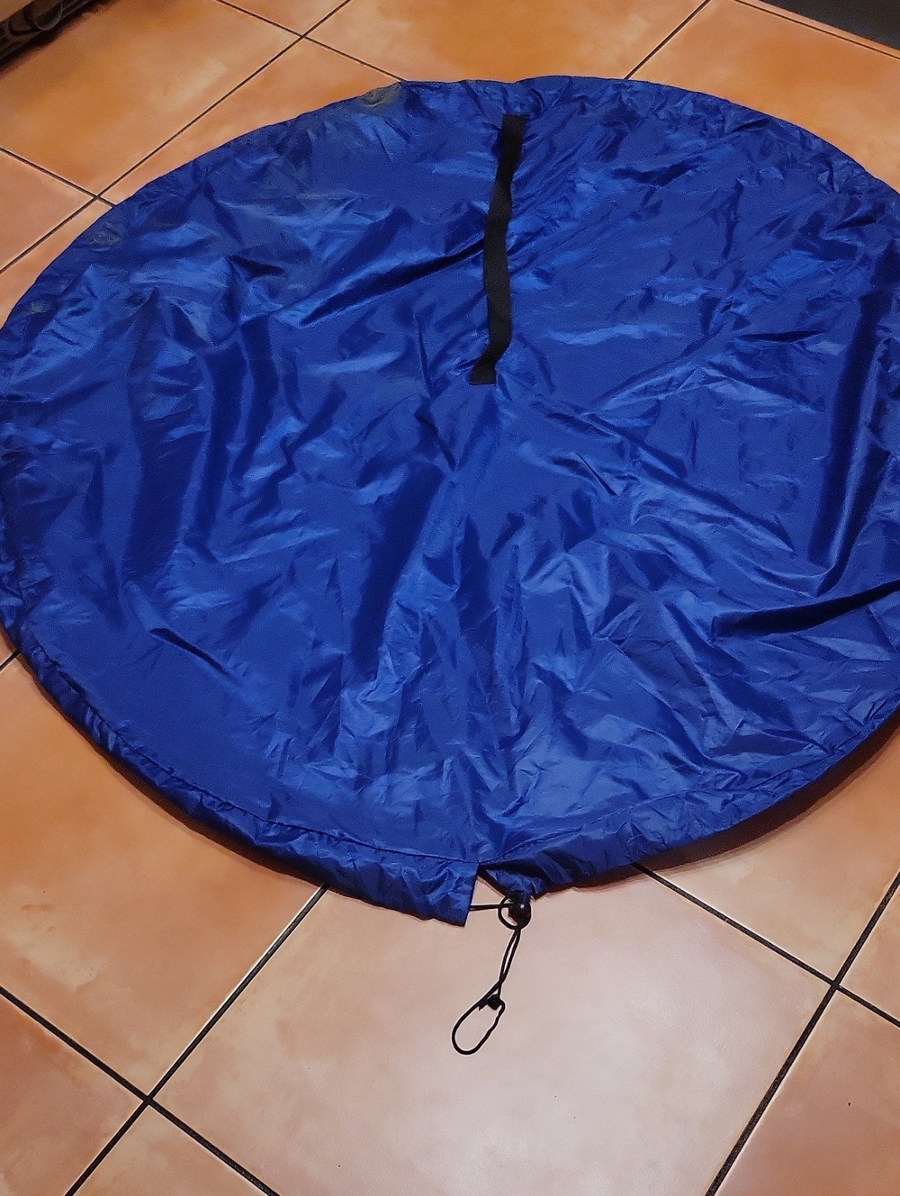Large Blue Drawstring Toy Storage Bag - Picture 2 of 4